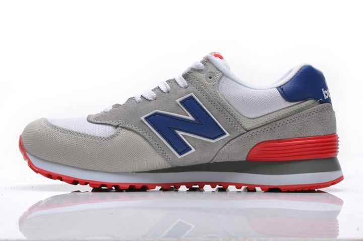 new balance 574 w bleu blanc